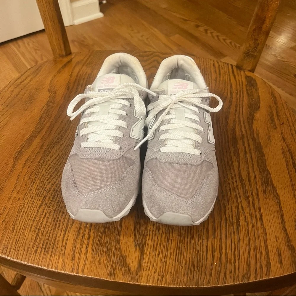 New Balance 996 Grey Pink Sneakers Women’s 7 WL996BC Athletic Lifestyle